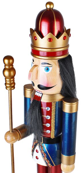 Luskáčik Kráľ 91cm (Vianočný veľký luskáčik dekorácia)
