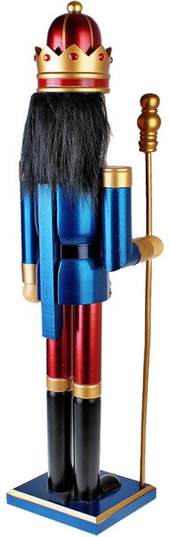 Luskáčik Kráľ 91cm (Vianočný veľký luskáčik dekorácia)