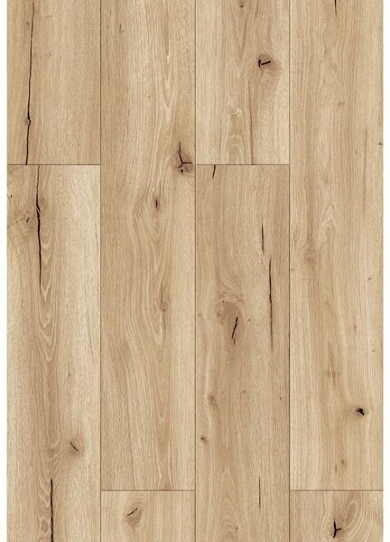 Mexen Buffalo vinylové panely 1240 x 182 mm SPC 6,5 mm, podložka IXPE 1,5 mm, 4 V-drážka, Dub - F1007-1240-182-505-4V1-01