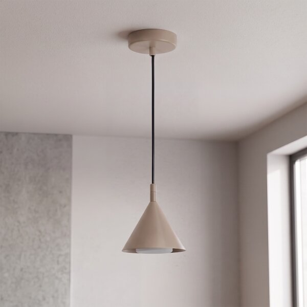 Brilagi - Závesné svietidlo na lanku CONE SINGLE 1xGX53/15W/230V béžová