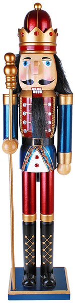 Luskáčik Kráľ 91cm (Vianočný veľký luskáčik dekorácia)