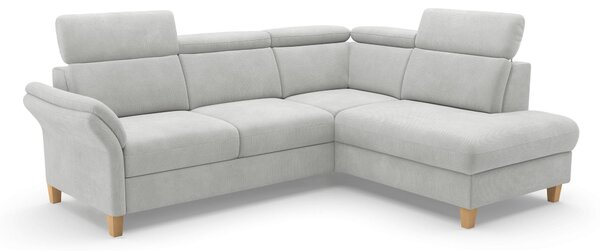 ROHOVÁ SEDAČKA, textil, strieborná Sit & More - Sedačky, Online Only