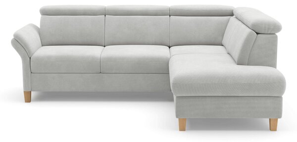 ROHOVÁ SEDAČKA, textil, strieborná Sit & More - Sedačky, Online Only