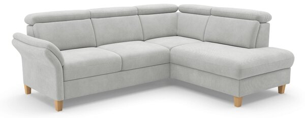 ROHOVÁ SEDAČKA, textil, strieborná Sit & More - Sedačky, Online Only