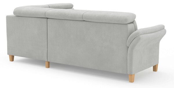 ROHOVÁ SEDAČKA, textil, strieborná Sit & More - Sedačky, Online Only