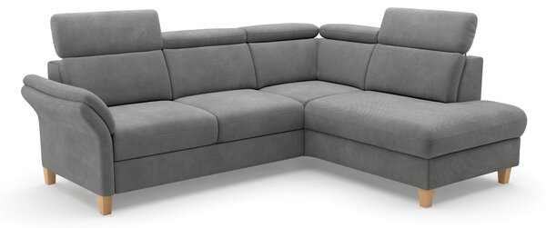 ROHOVÁ SEDAČKA, textil, sivá Sit & More - Sedačky, Online Only