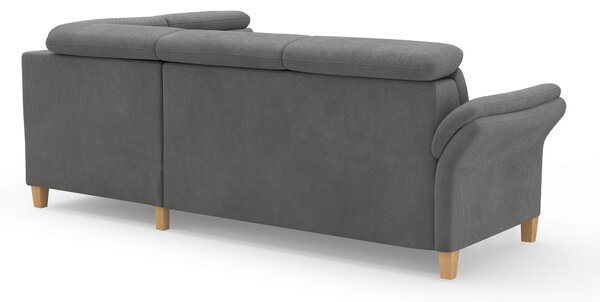 ROHOVÁ SEDAČKA, textil, sivá Sit & More - Sedačky, Online Only