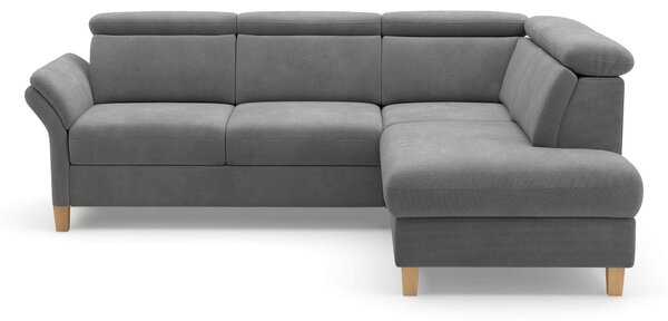 ROHOVÁ SEDAČKA, textil, sivá Sit & More - Sedačky, Online Only