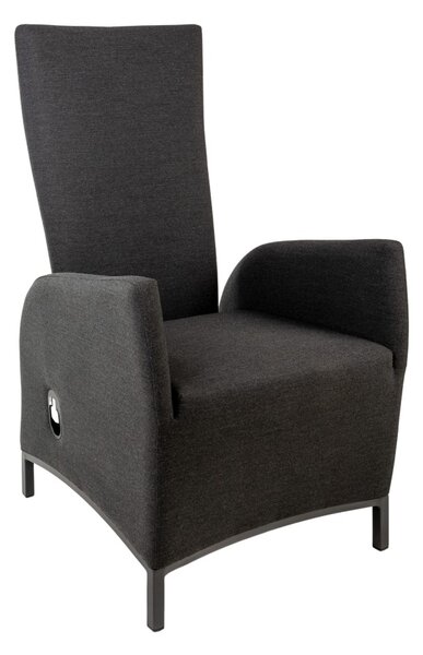Doppler PARIS LIKA-TEX® - luxusné polohovacie záhradné kreslo - antracit