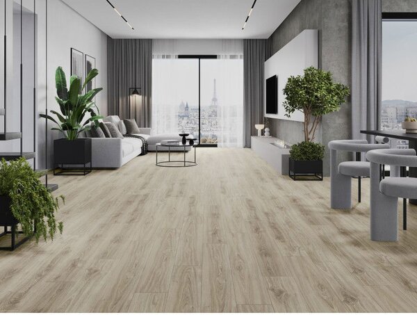 Mexen Madison vinylové panely 1240 x 182 mm SPC 6,5 mm, podložka IXPE 1,5 mm, 4 V-drážka, Dub - F1045-1240-182-505-4V1-01