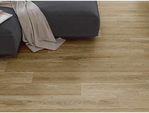 Mexen Manhattan vinylové panely 1240 x 182 mm SPC 6,5 mm, podložka IXPE 1,5 mm, 4 V-drážka, Dub - F1041-1240-182-505-4V1-01