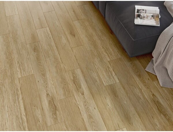 Mexen Manhattan vinylové panely 1240 x 182 mm SPC 6,5 mm, podložka IXPE 1,5 mm, 4 V-drážka, Dub - F1041-1240-182-505-4V1-01