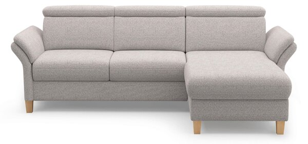 ROHOVÁ SEDAČKA, textil, strieborná Sit & More - Sedačky, Online Only