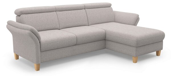 ROHOVÁ SEDAČKA, textil, strieborná Sit & More - Sedačky, Online Only