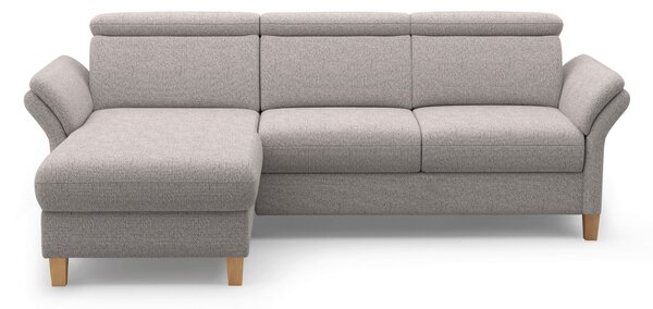 ROHOVÁ SEDAČKA, textil, strieborná Sit & More - Sedačky, Online Only