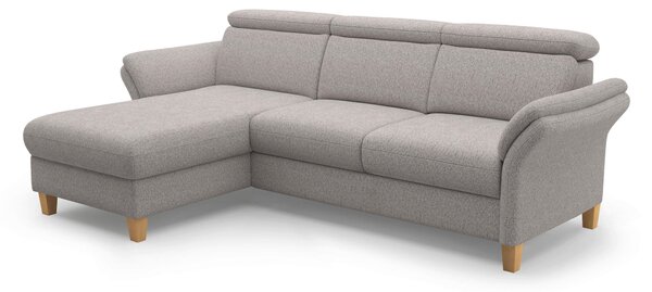 ROHOVÁ SEDAČKA, textil, strieborná Sit & More - Sedačky, Online Only