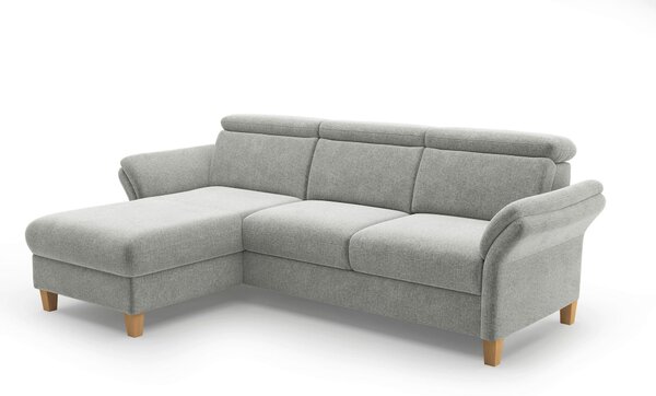 ROHOVÁ SEDAČKA, textil, svetlosivá Sit & More - Sedačky, Online Only