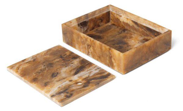 Ferm Living Úložný box Mist 15x20, sugar kelp