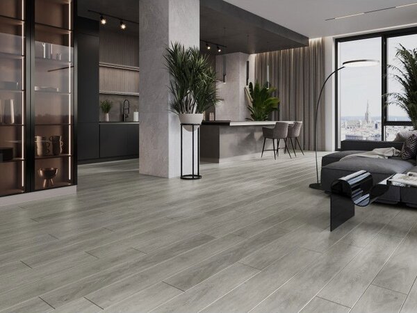 Mexen Redmond vinylové panely 1240 x 182 mm SPC 6,5 mm, podložka IXPE 1,5 mm, 4 V-drážka, Dub - F1027-1240-182-505-4V1-01