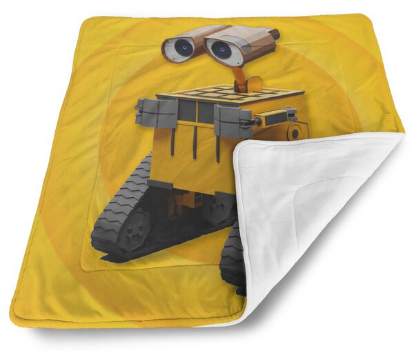 Sablio Deka pre bábätko Wall-E robot Žltý - 80x100 cm