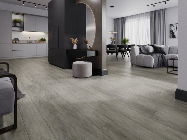 Mexen Redmond vinylové panely 1240 x 182 mm SPC 6,5 mm, podložka IXPE 1,5 mm, 4 V-drážka, Dub - F1027-1240-182-505-4V1-01