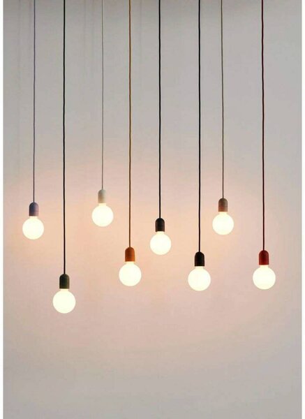 Common Závěsná Lampa Cord Set Pastel Lilac - Hay, Fialová / ružová, Obývacia izba / jedáleň, Plast