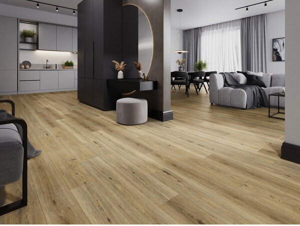 Mexen Sanford vinylové panely 1240 x 182 mm SPC 6,5 mm, podklad IXPE 1,5 mm, 4 V-spája, dub - F1059-1240-182-505-4V1-01