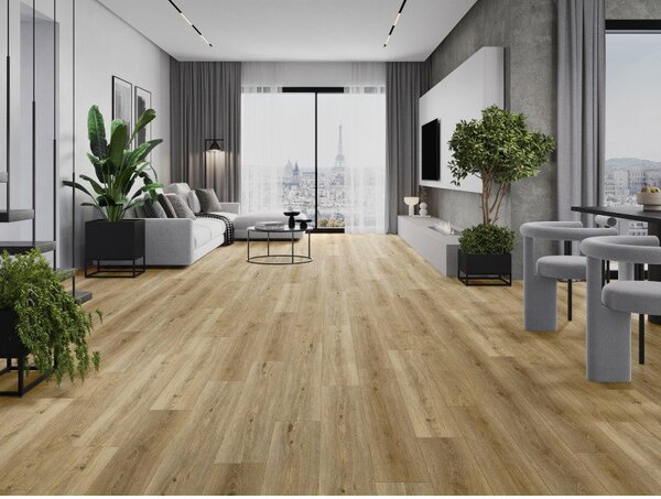 Mexen Sanford vinylové panely 1240 x 182 mm SPC 6,5 mm, podklad IXPE 1,5 mm, 4 V-spája, dub - F1059-1240-182-505-4V1-01