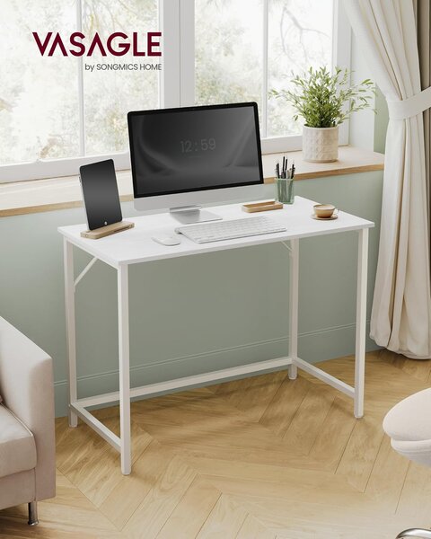 SONGMICS Psací stůl Vasagle Ebeny 100 cm bílý