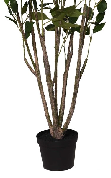 Umelý kaučukovník ALBERO, plast, výška 125 cm, zelená