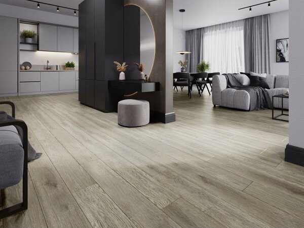 Mexen Sky Valley vinylové panely 1240 x 182 mm SPC 6,5 mm, podložka IXPE 1,5 mm, 4 V-Fuga, Dub - F1040-1240-182-505-4V1-01