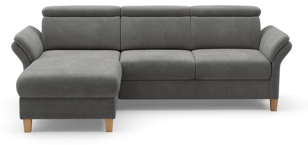ROHOVÁ SEDAČKA, textil, sivá Sit & More - Sedačky, Online Only