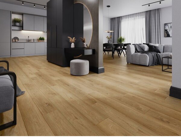 Mexen Sunset Hills vinylové panely 1240 x 182 mm SPC 6,5 mm, podložka IXPE 1,5 mm, 4 V-drážka, Dub