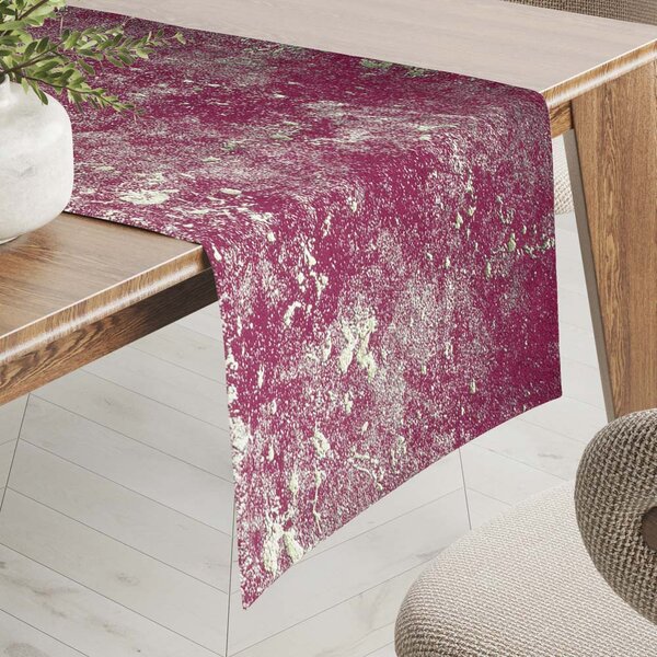 Biante Zamatový behúň na stôl Isabela IBL-006 Gold Design vínový 20x120 cm