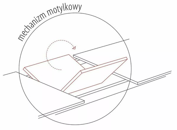 Signal LOGAN ORECH/ČIERNY jedálenský stôl 160(200)X90
