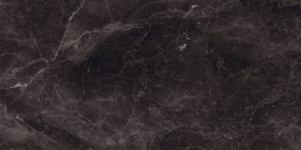 Mexen Merison Black gres glazúrovaný rekt. G1, podlahová a stenová dlaždica 120 x 60 cm, vysoký lesk - TL203-120-060-00
