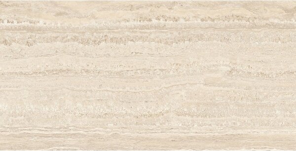 Mexen Neo Travertino Rektifikovaná glazovaná gresová dlaždica Crema, podlahová a nástenná 120 x 60 cm, matná