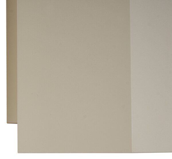 Moderná nástenná lampa béžová GU10 50 mm štvorcová 2-svetlá - Sandy