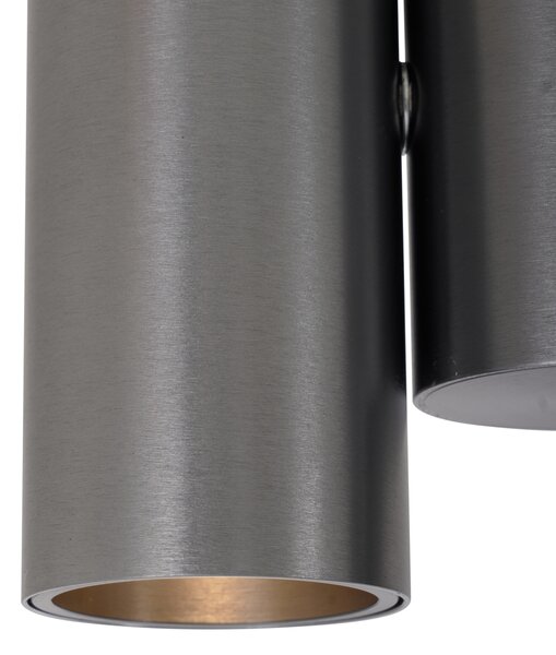Dizajnové vstavané bodové svetlo tmavosivé GU10 50 mm 2-svetlo sklopné - Michael