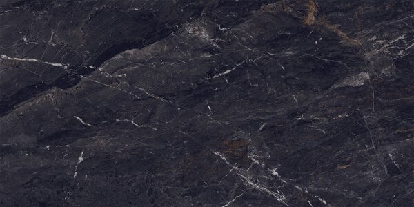 Mexen Sintra Black lesklý glazovaný rektifikovaný G1, podlahovo-stenová dlaždica 120 x 60 cm, vysoký lesk - TL204-120-060-00