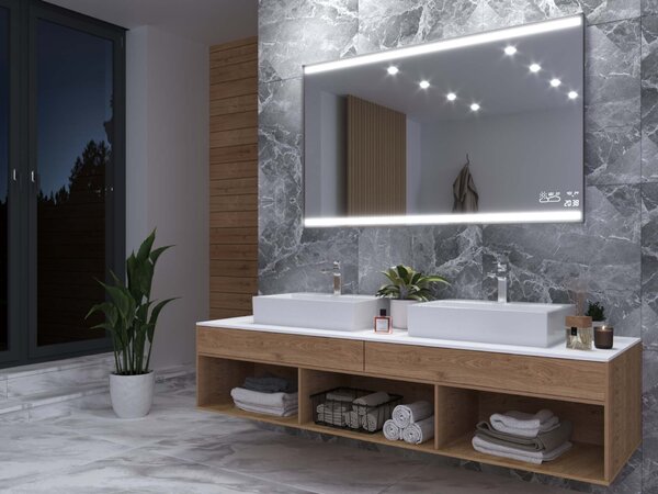 Zrkadlo do kúpeľne s LED osvetlením M13 premium