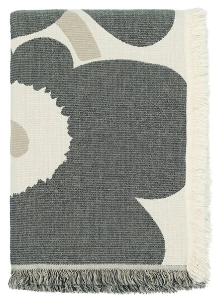 Marimekko Deka Unikko 150x220, sivo-biela