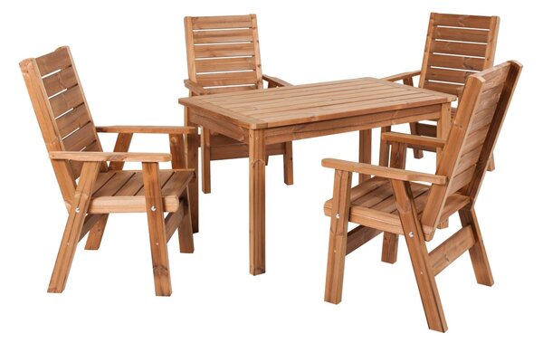 Záhradný drevený set PROWOOD z ThermoWood - SET M1 - Samostatný set