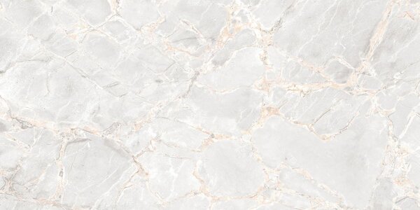 Mexen Rubble Bianco glazovaný rekt. G1, podlahová a stenová dlaždica 120 x 60 cm, carving - TL401-120-060-00