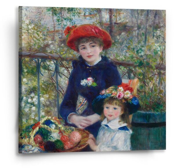 Sablio Obraz Dve sestry (Na terase) - Pierre-Auguste Renoir - 50x50 cm