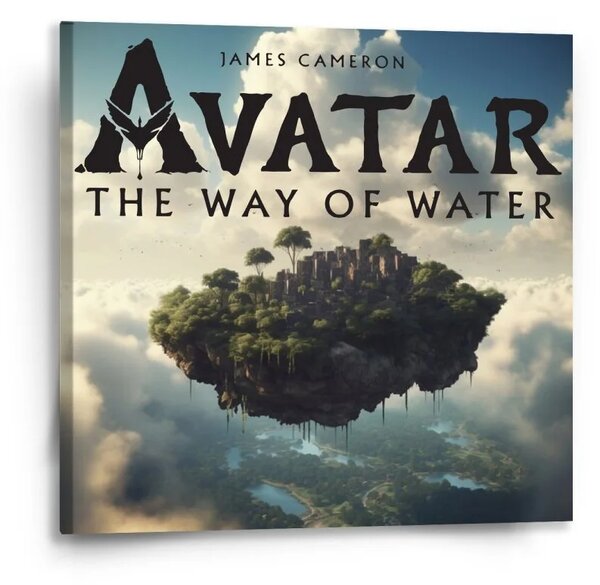 Sablio Obraz Avatar The Way of Water Lietajúce mesto - 50x50 cm