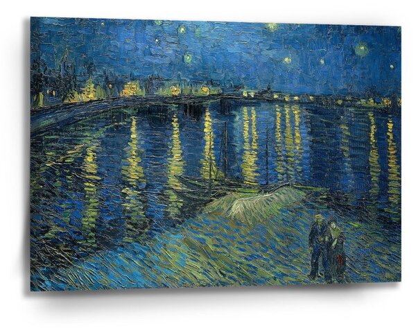 Sablio Obraz Hviezdna noc nad Rhônou - Vincent van Gogh - 90x60 cm