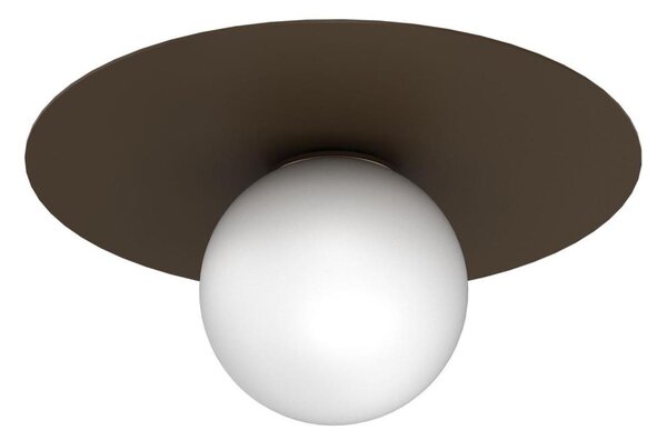 Stropné svietidlo FLAT 1xE27/15W/230V 55x60 cm hnedé