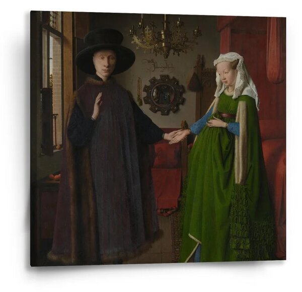 Sablio Obraz Svadba manželov - Jan van Eyck - 50x50 cm