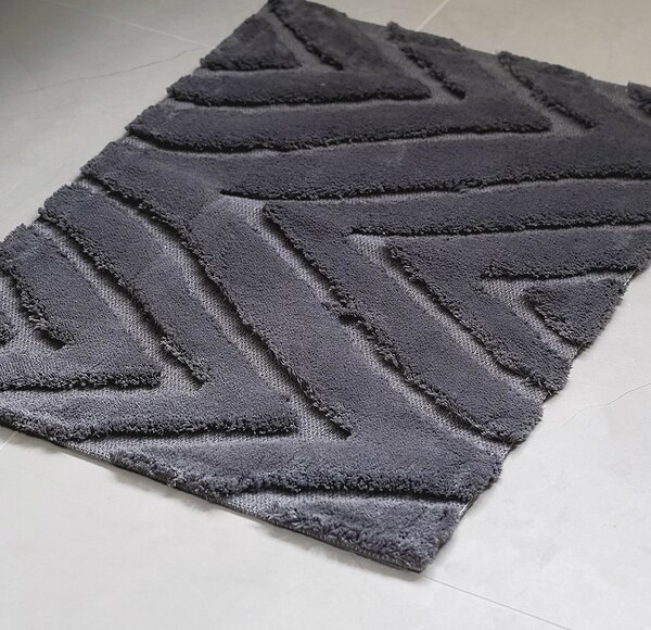 Predložka Talya tmavě šedá 40/50 cm 100% bavlna